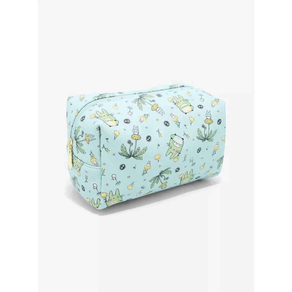 Studio Ghibli My Neighbor Totoro Pastel Blue Dandelions Makeup, Pencil Case